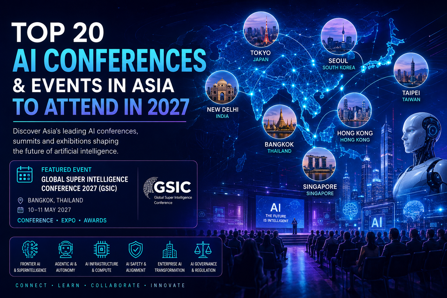 Top 20 AI Conferences & Events in Asia to Attend in 2027